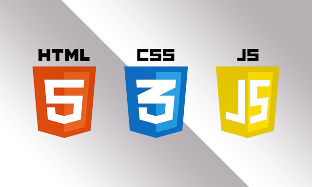 loghi per HTML CSS e JS