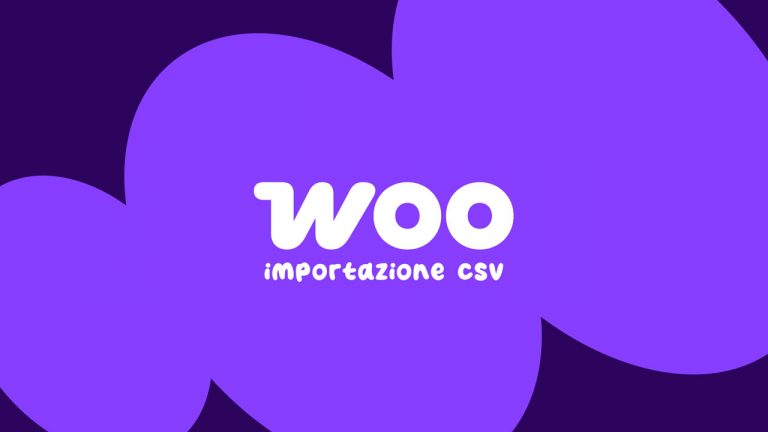 guida importazione csv prodotti woocommerce