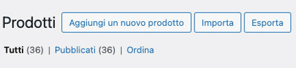 importatore csv integrato woocommerce