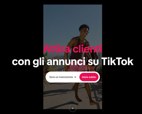 pubblicità su TikTok